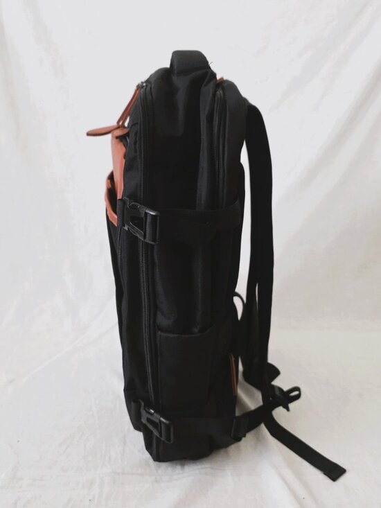 NWT! Muisse Laptop Travel Backpack Duffel Tote w/USB Cord and Luggage Strap main image 6